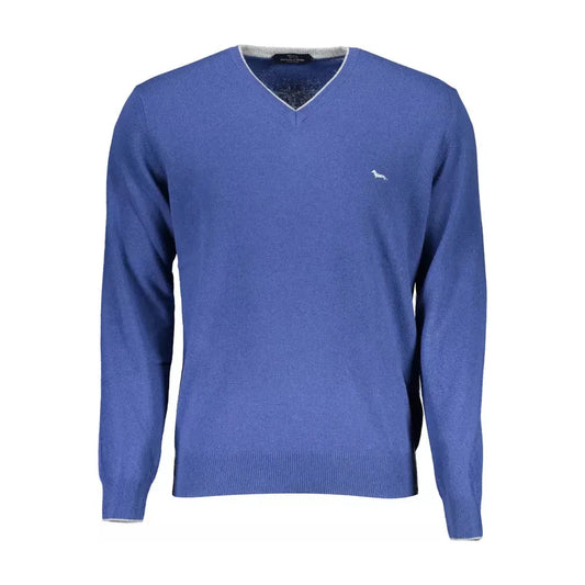 Harmont & Blaine Blue Wool Men Sweater Harmont & Blaine