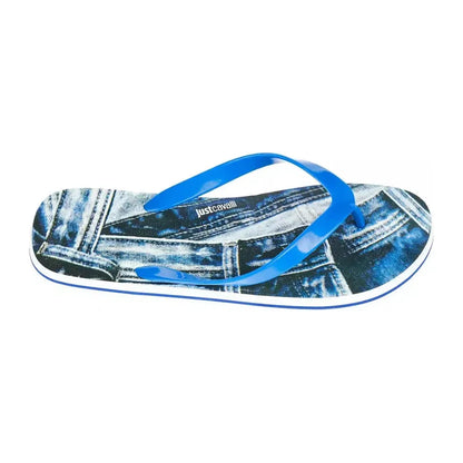 Just Cavalli Light Blue EVA Men Sandal