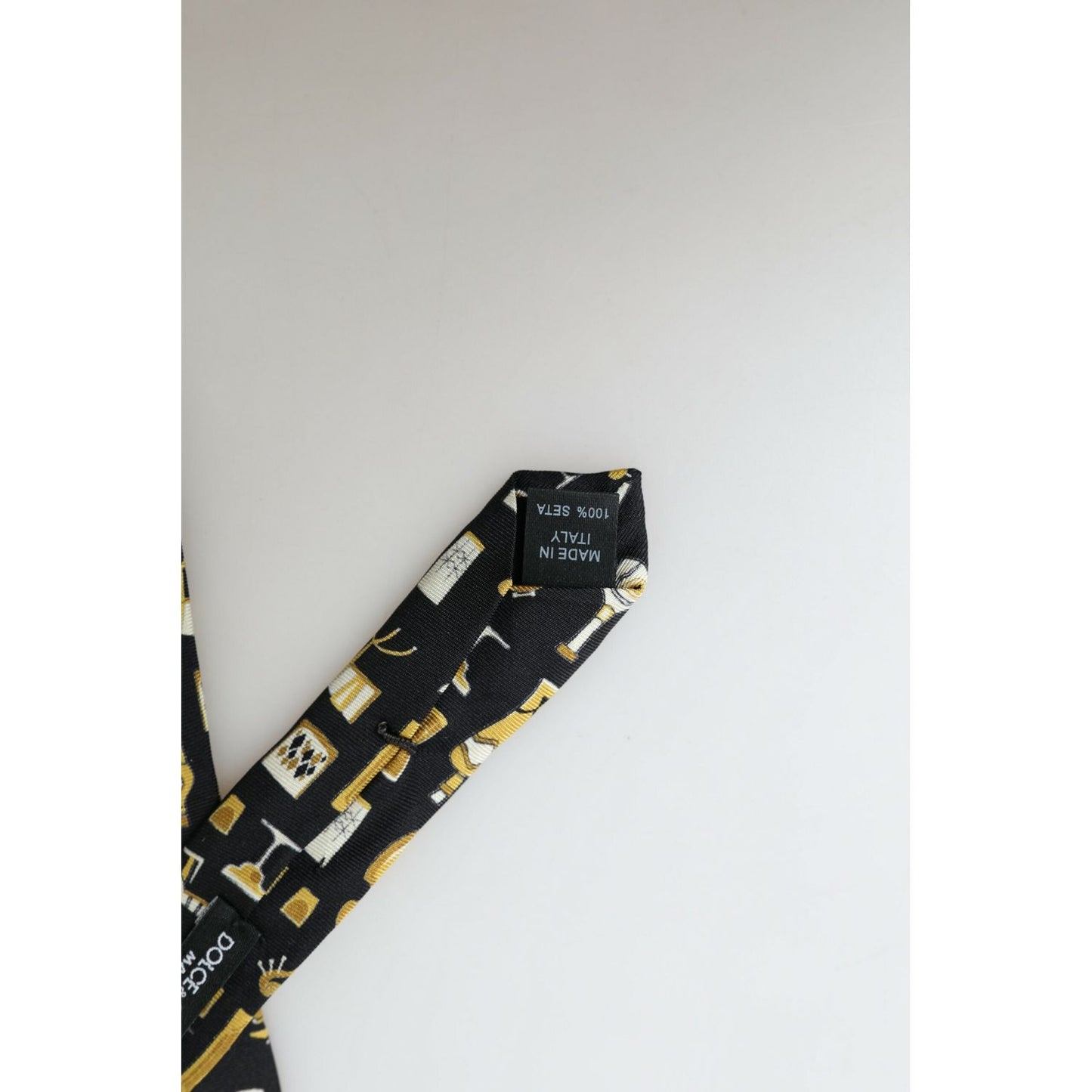 Dolce & Gabbana Exclusive Silk Tie with Musical Print Dolce & Gabbana