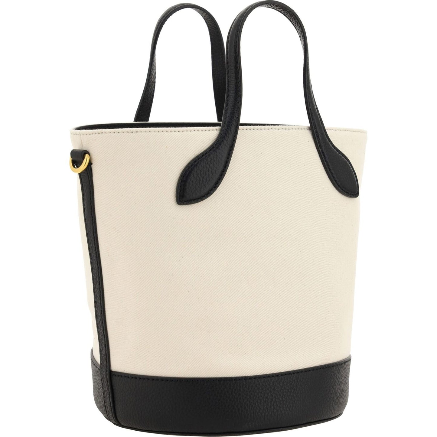 Bally Elegant Monogram Bucket Bag in Black & White Bally