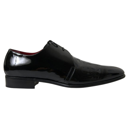 Dolce & Gabbana Black Patent Leather Formal Shoes