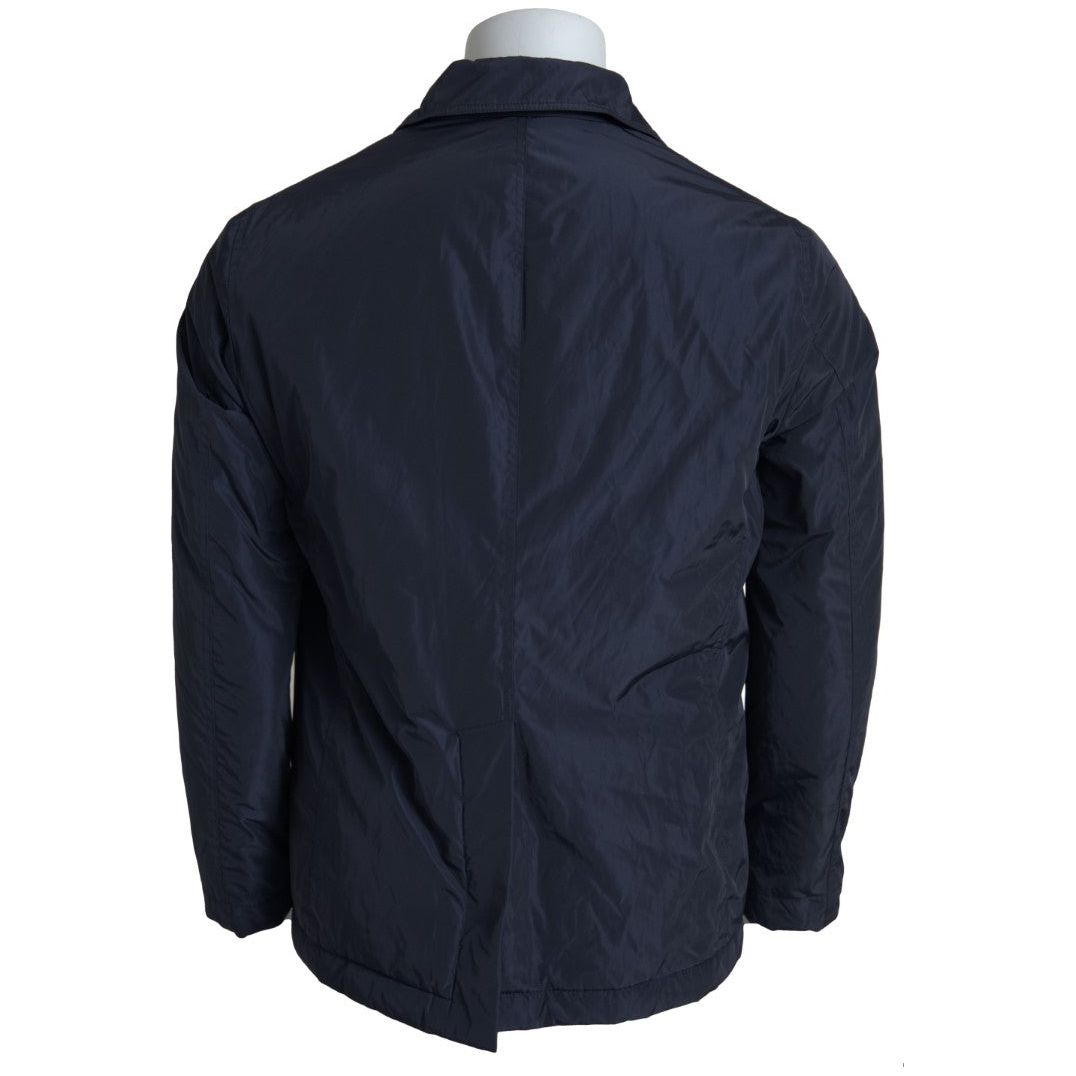 Domenico Tagliente Elegant Double-Breasted Blue Jacket Domenico Tagliente