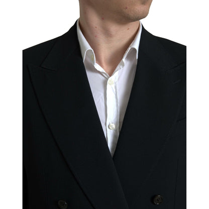 Dolce & Gabbana Black 2 Piece Double Breasted SICILIA Suit