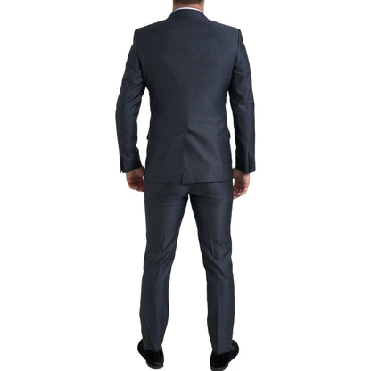 Dolce & Gabbana Blue 2 Piece Double Breasted MARTINI Suit