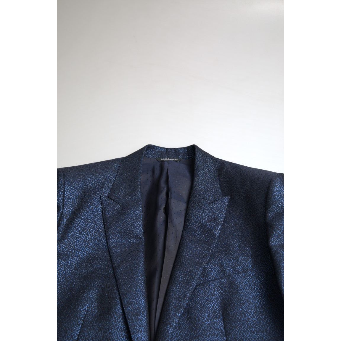 Dolce & Gabbana Metallic Blue Martini Slim Fit Suit Dolce & Gabbana