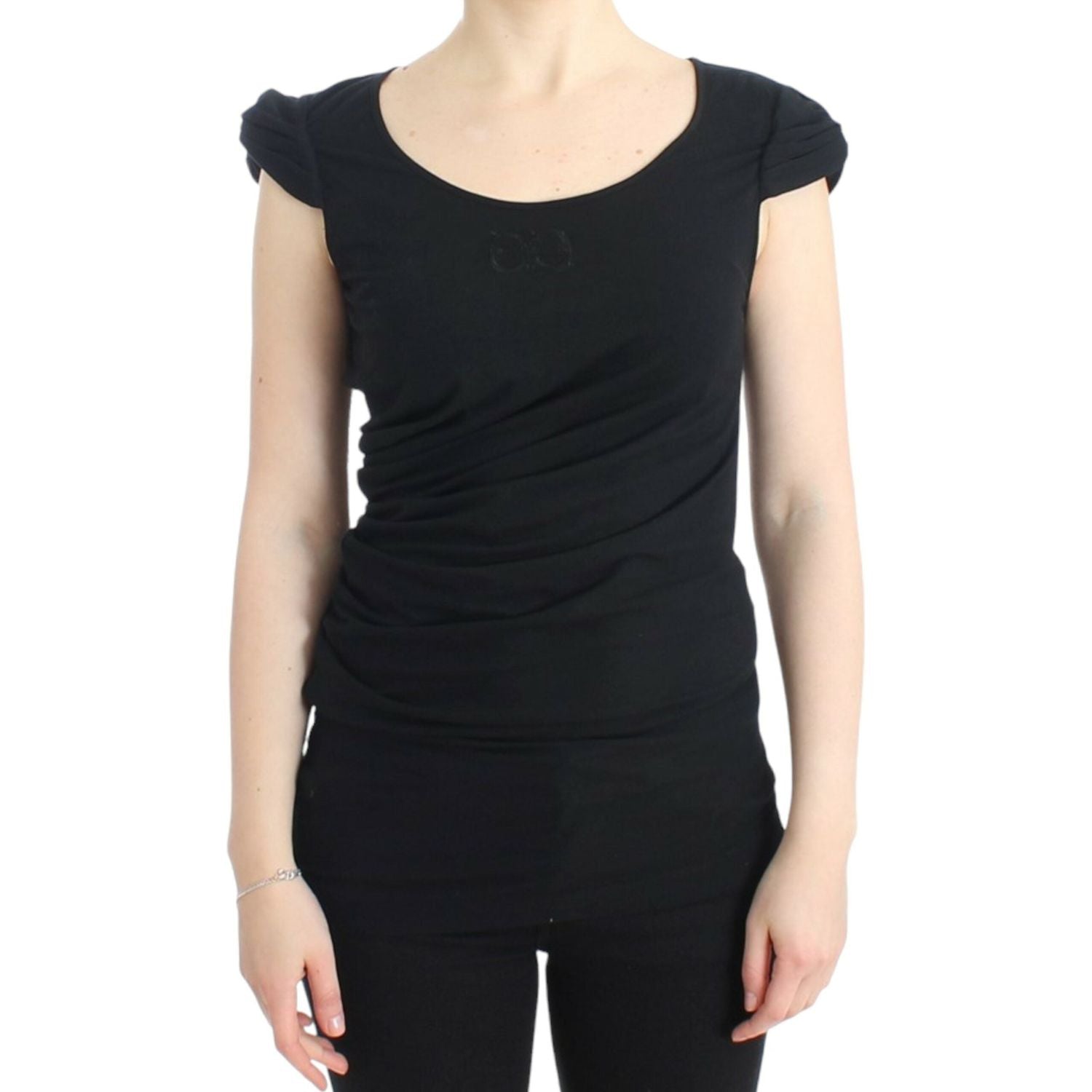 Cavalli Black Cotton Top