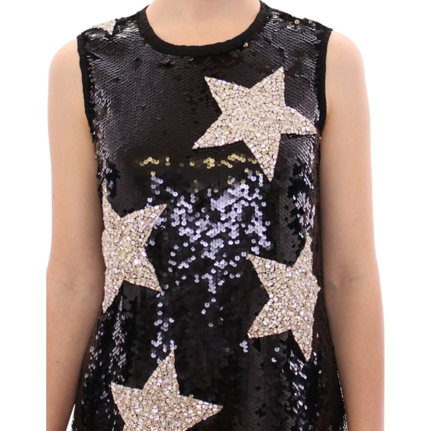 Dolce & Gabbana Swarovski Star-Studded Sequin Mini Dress Dolce & Gabbana