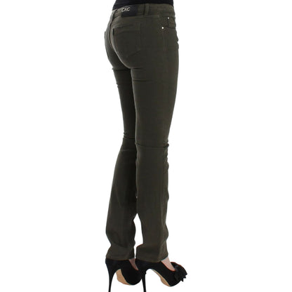 Costume National Green slim leg jeans