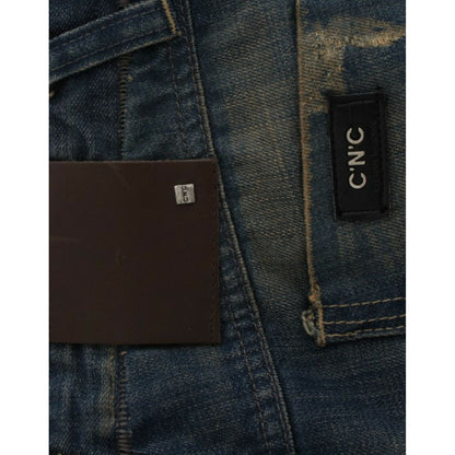 Costume National Blue straight leg jeans