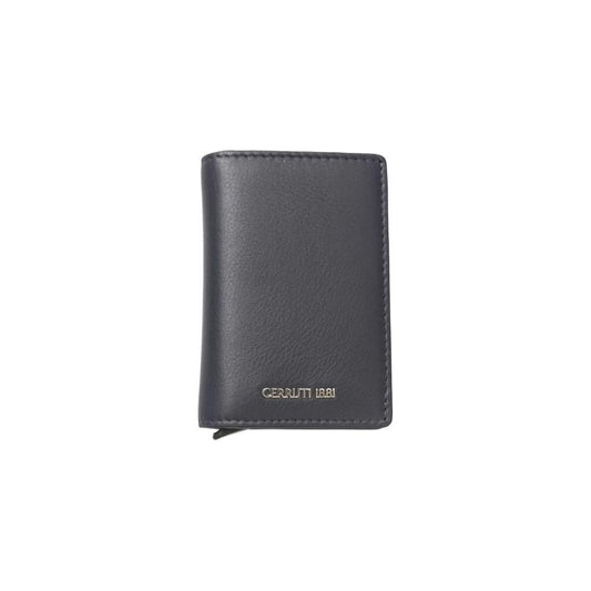 Cerruti 1881 Blue Calf Leather Men Wallet Cerruti 1881