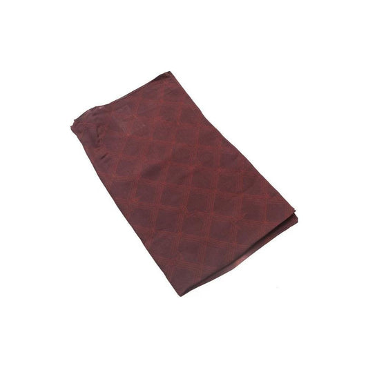 Trussardi Burgundy Viscose Men Scarf Trussardi