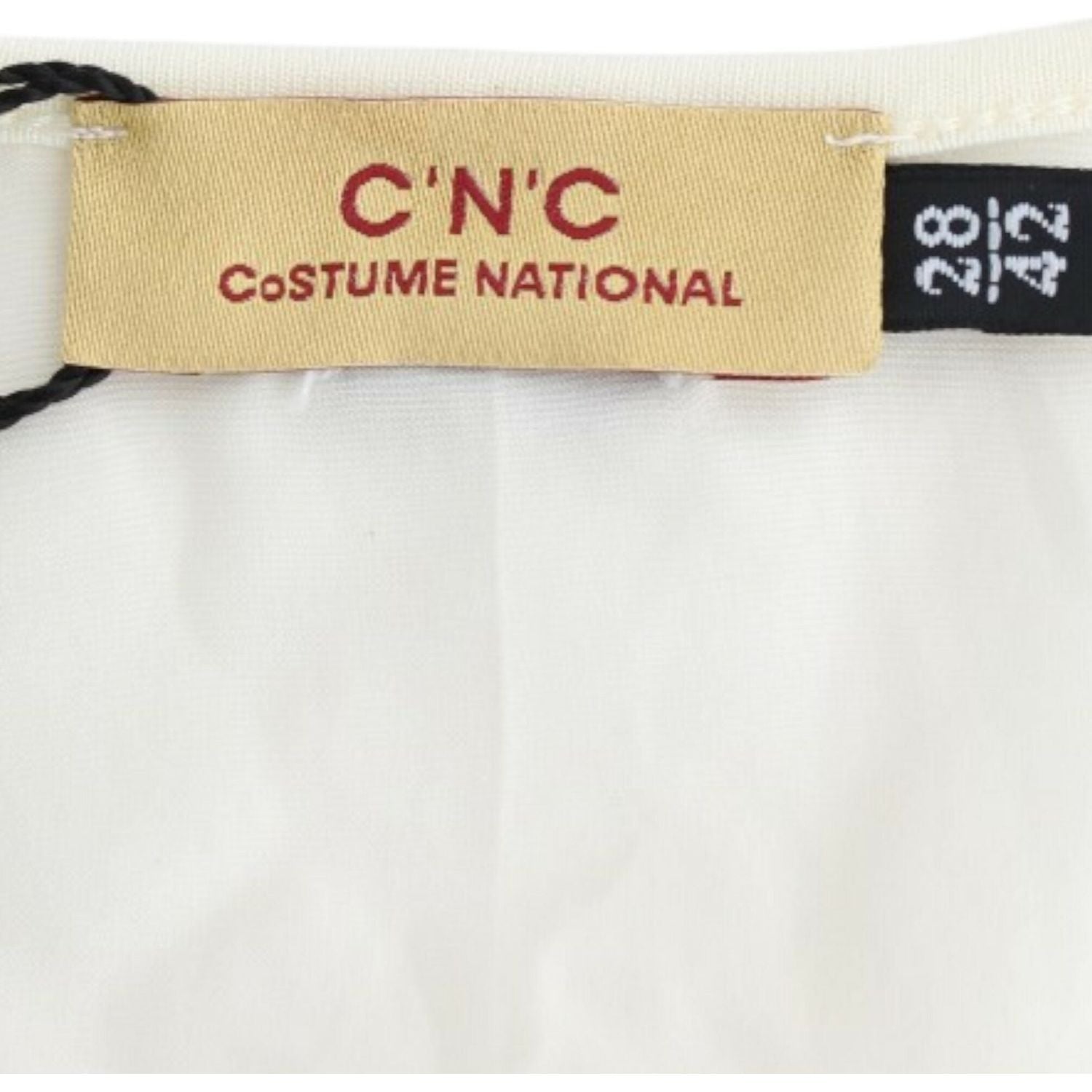 Costume National White modal tube dress