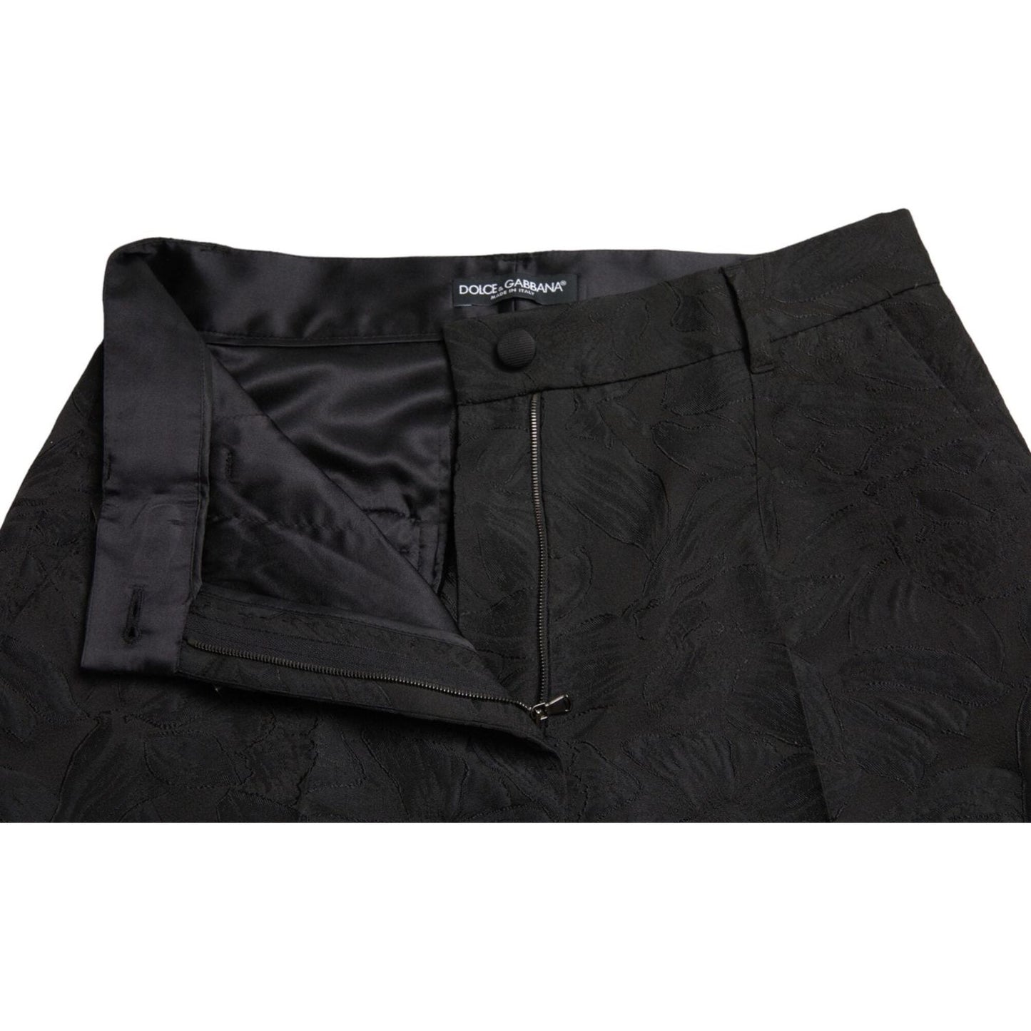 Dolce & Gabbana High Waist Tapered Elegance Pants Dolce & Gabbana