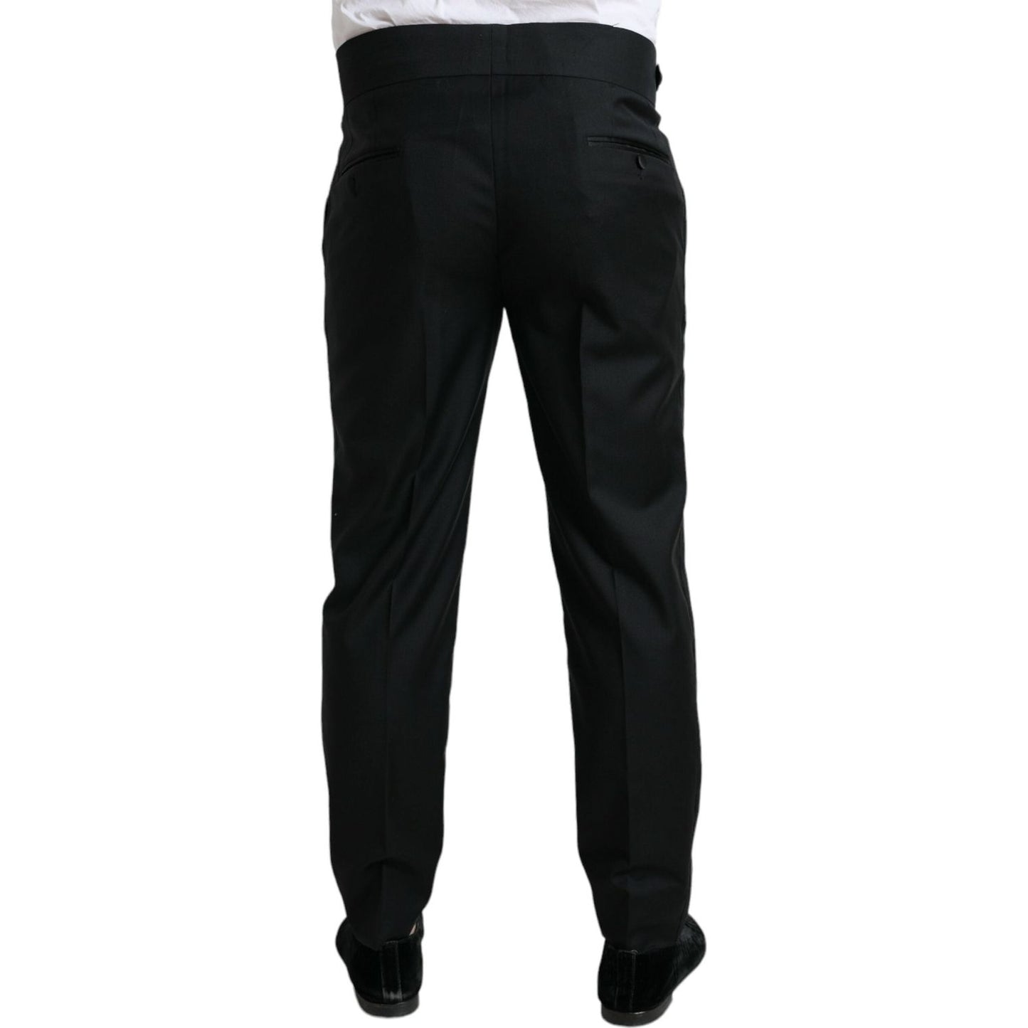 Dolce & Gabbana Elegant Slim Fit Wool Dress Pants Dolce & Gabbana