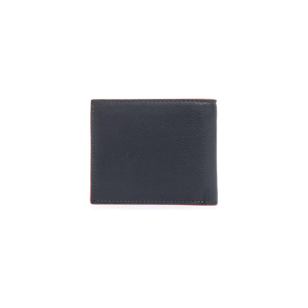 Cerruti 1881 Blue Leather Men Wallet Cerruti 1881