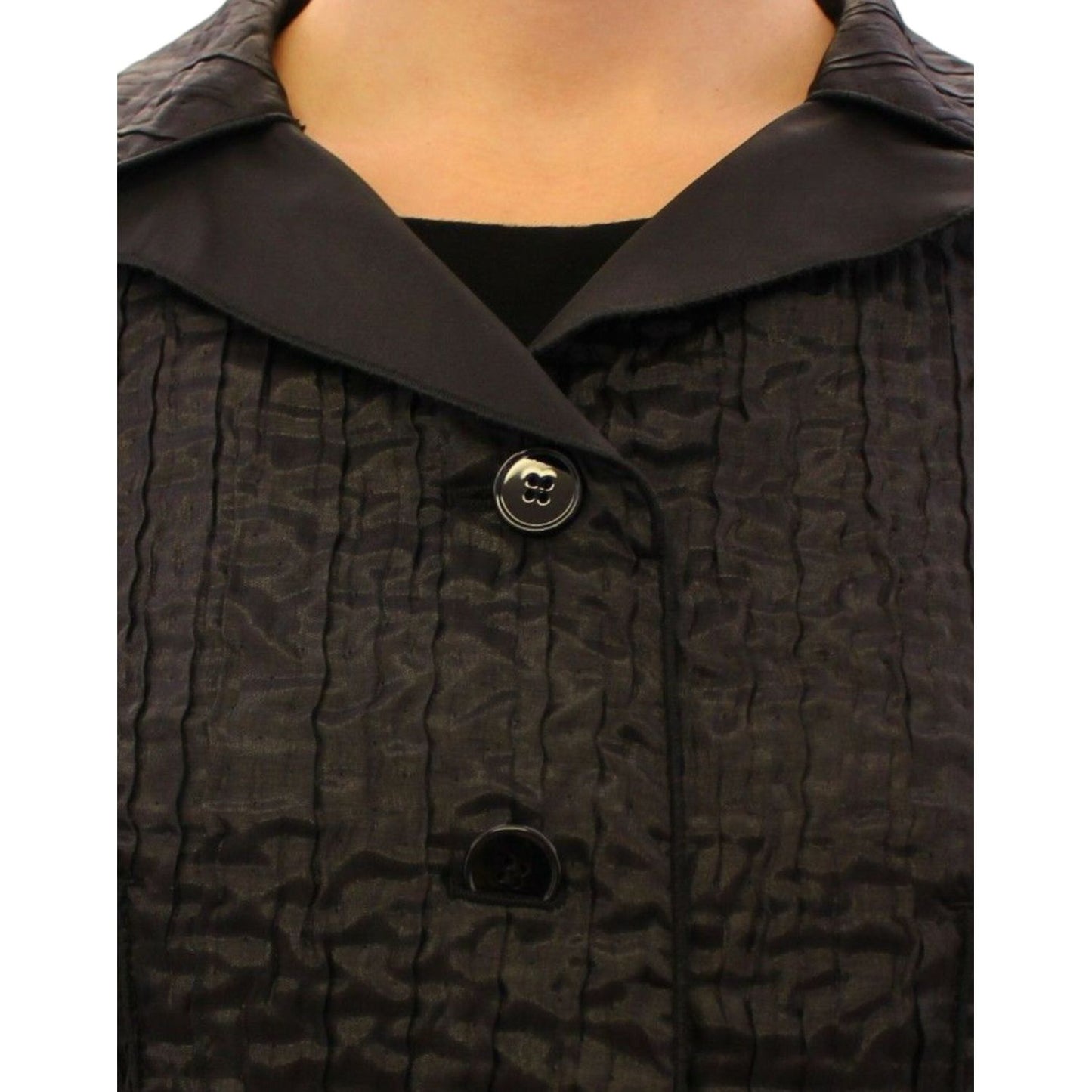 Dolce & Gabbana Elegant Black Bolero Shrug Jacket Dolce & Gabbana