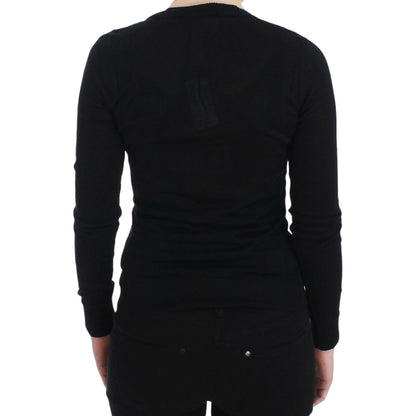 Dolce & Gabbana Black Cashmere Crewneck Sweater Pullover