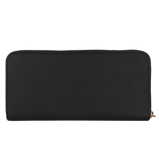 Baldinini Trend Elegant Leather Zip Wallet - Timeless Accessory Baldinini Trend