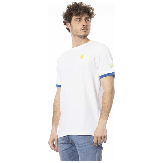 Invicta White Cotton Men T-Shirt Invicta