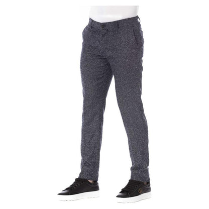 Trussardi Black Cotton Men Pant