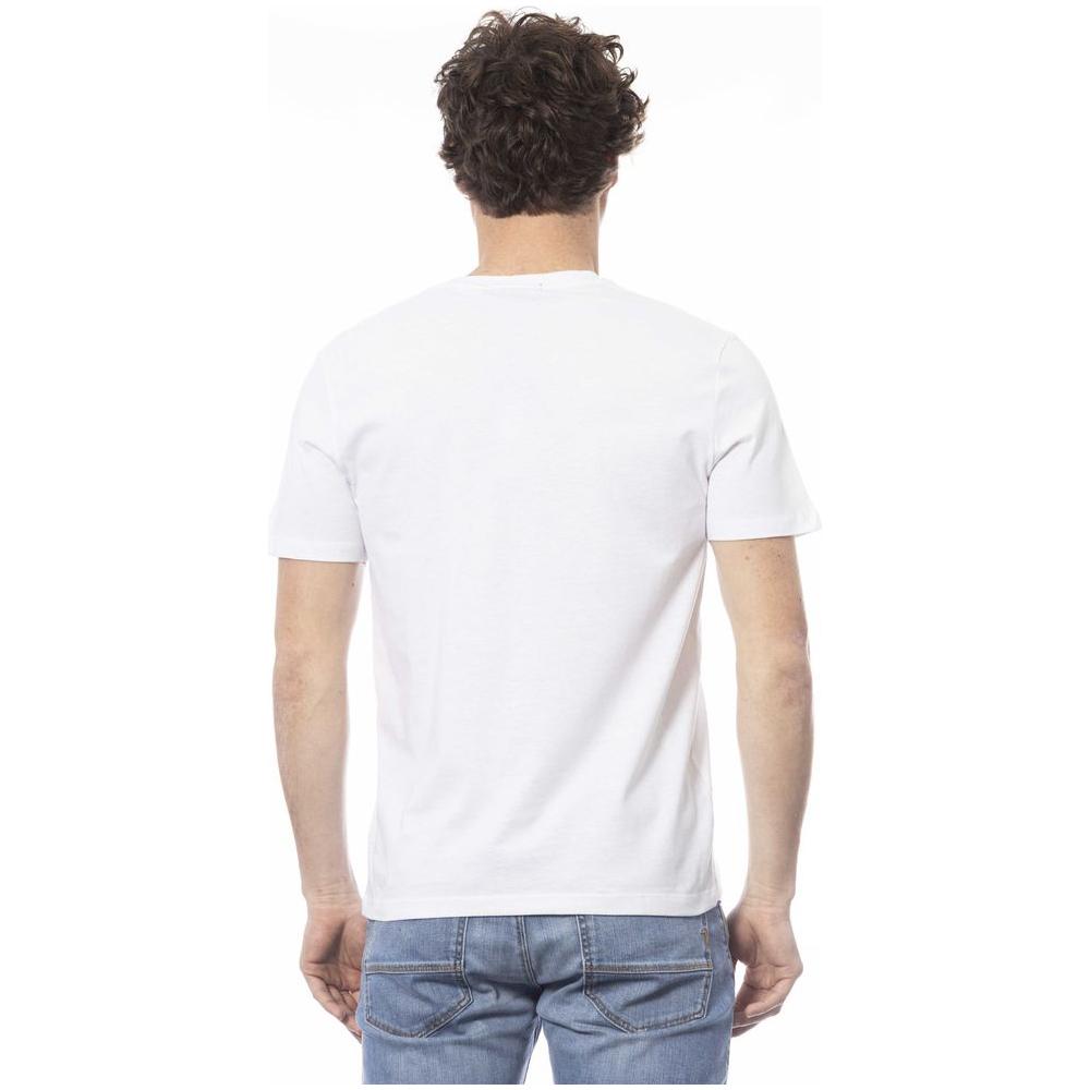 Ungaro Sport White Cotton Men T-Shirt