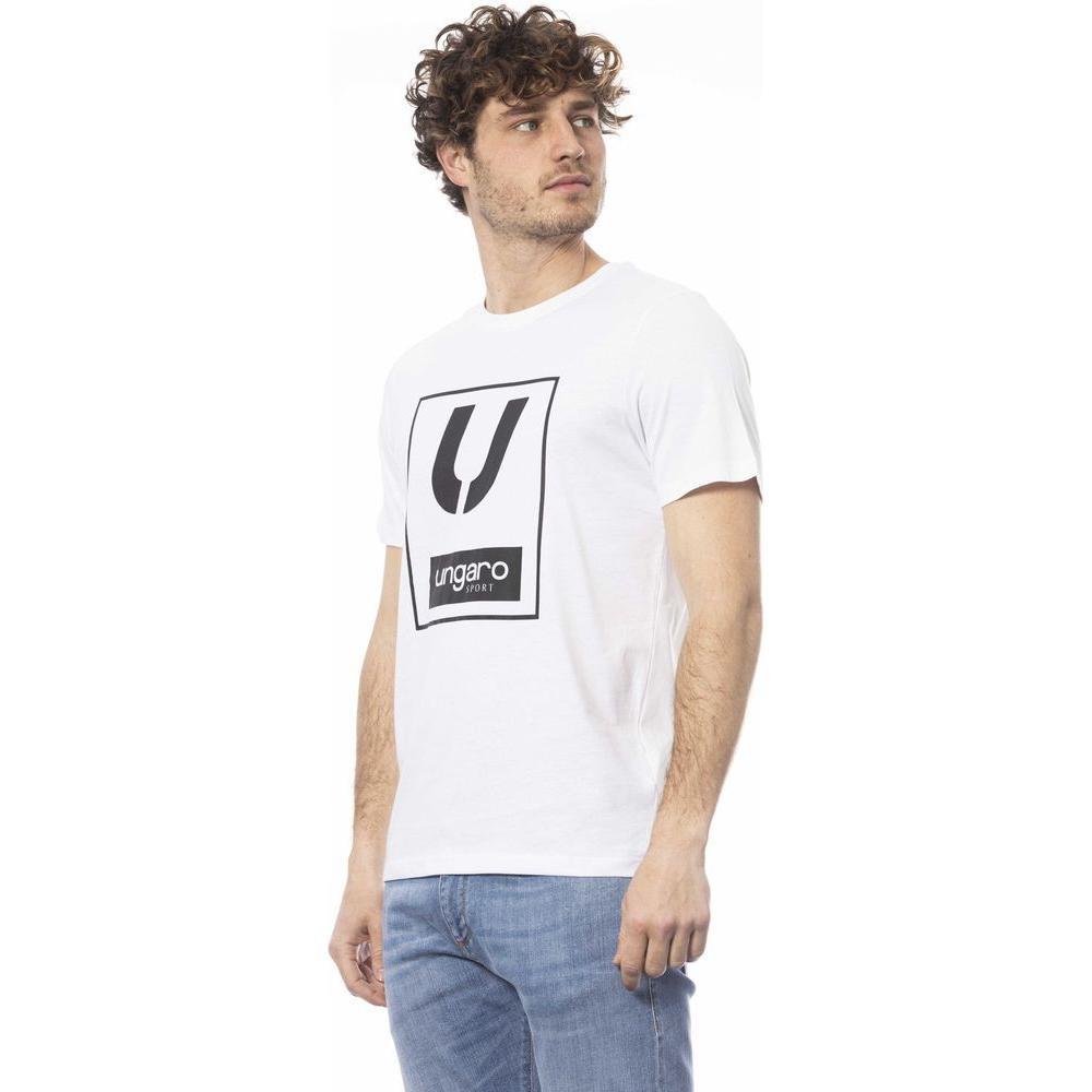 Ungaro Sport White Cotton Men's T-Shirt