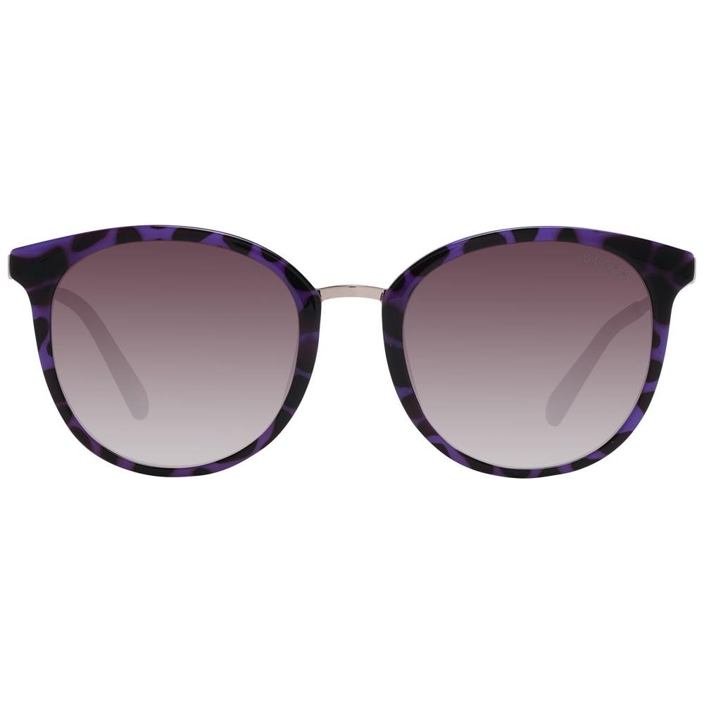 Guess Purple Unisex Sunglasses