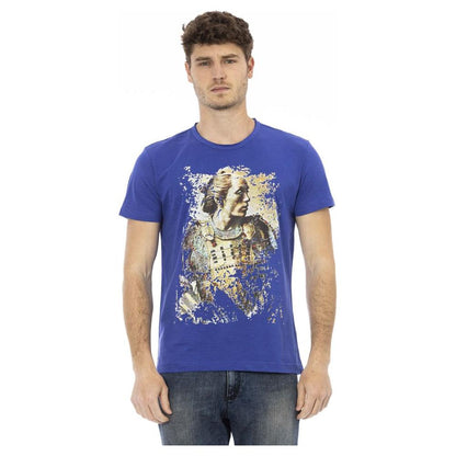 Trussardi Action Blue Cotton Men's T-Shirt