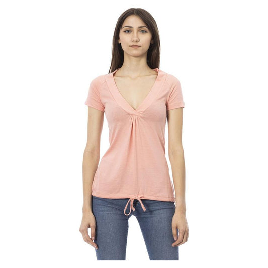 Trussardi Action Pink Cotton Women Top Trussardi Action