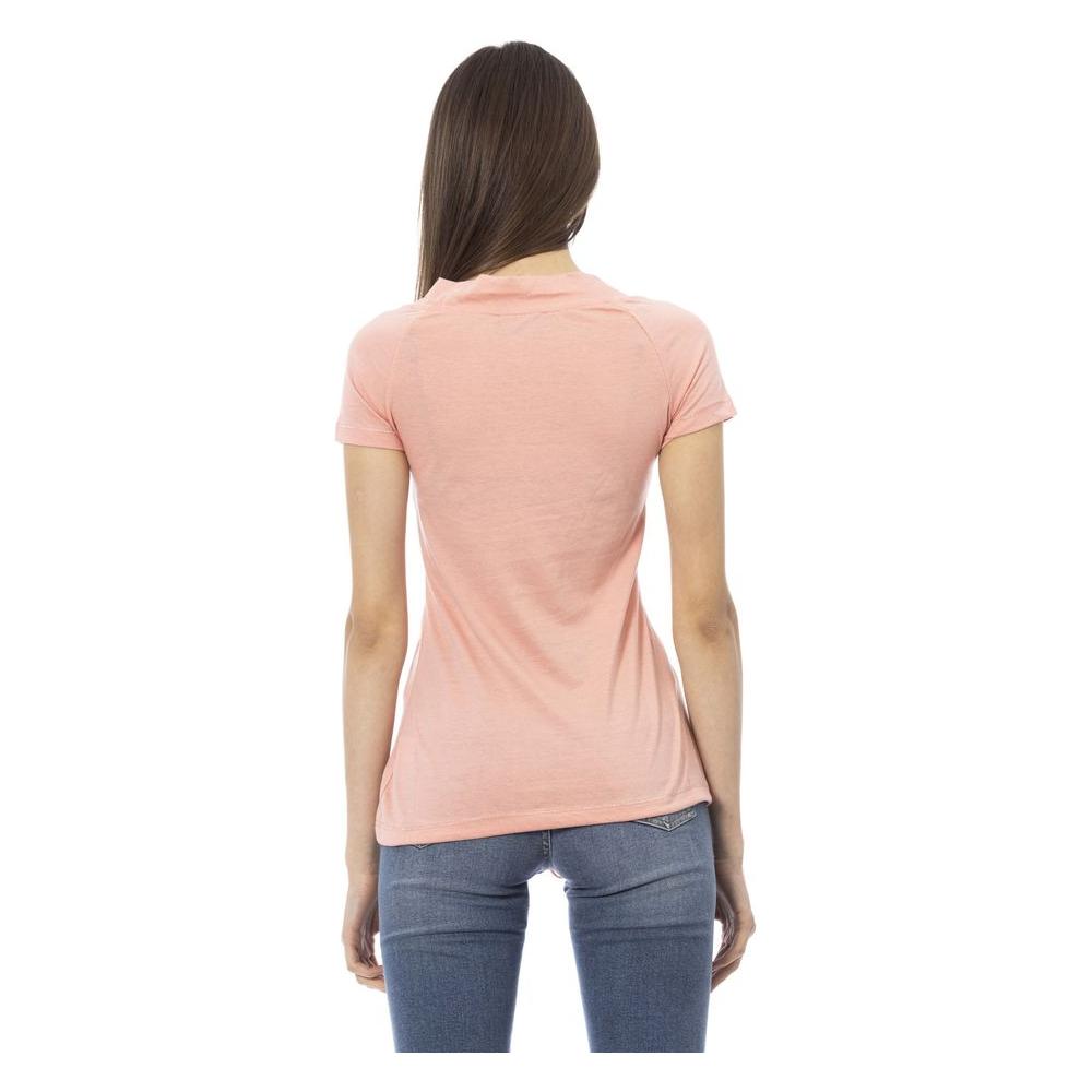 Trussardi Action Pink Cotton Women Top Trussardi Action