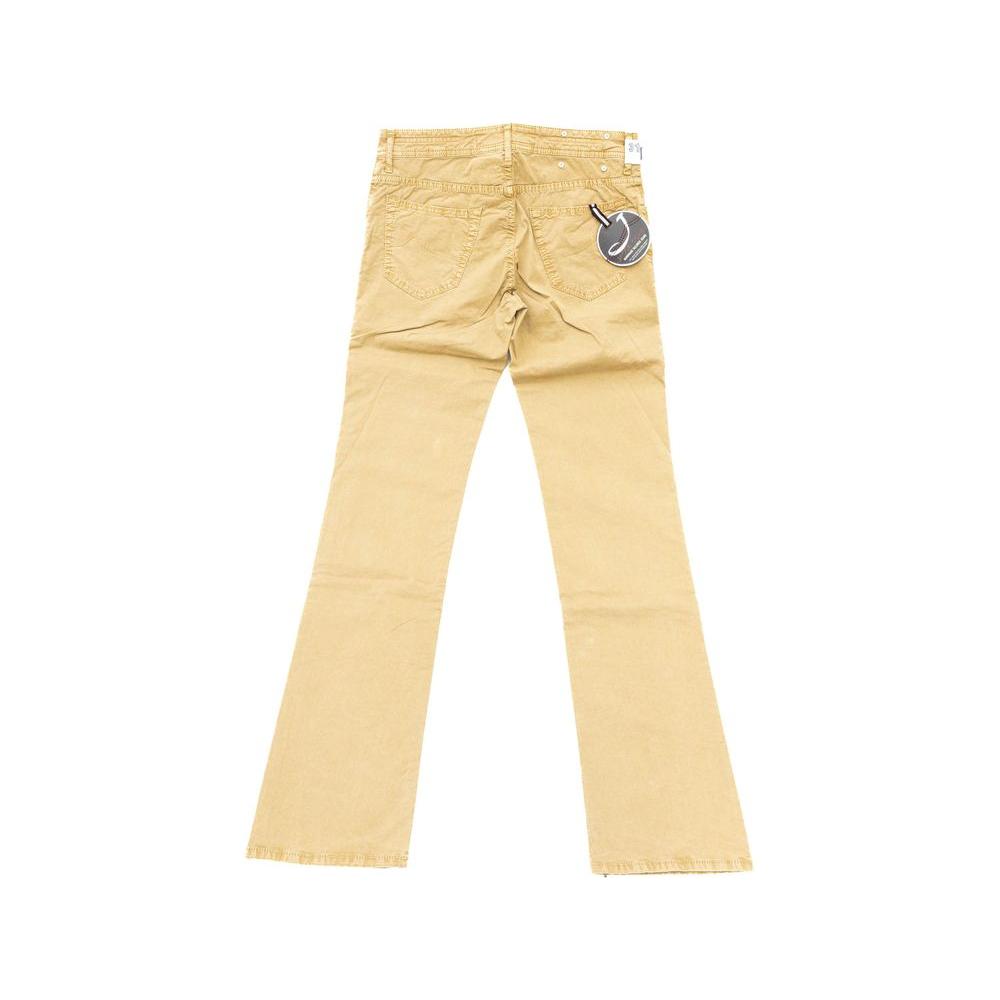 Jacob Cohen Beige Cotton Men Jean Jacob Cohen