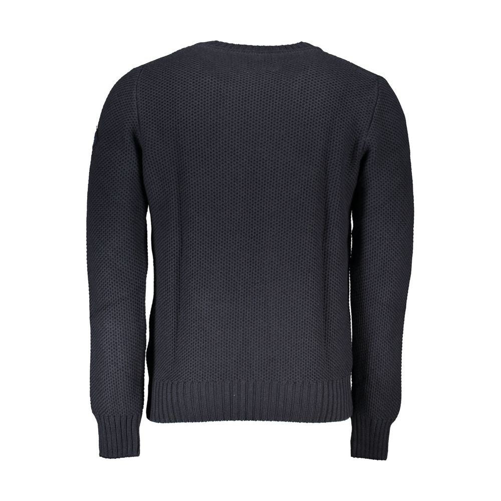 North Sails Blue Cotton Men Sweater North Sails