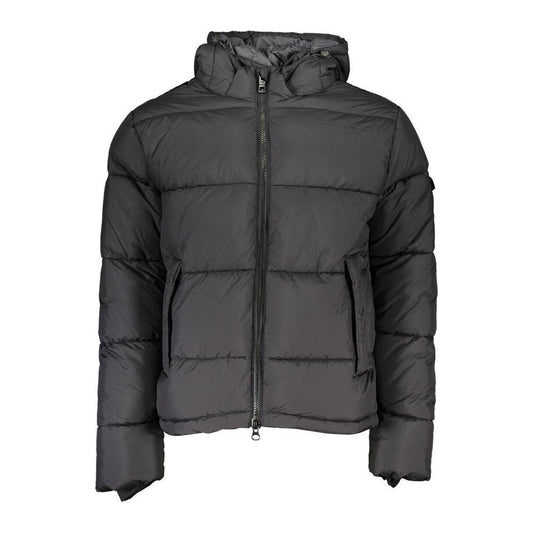 North Sails Black Polyester Mens Jacket North Sails