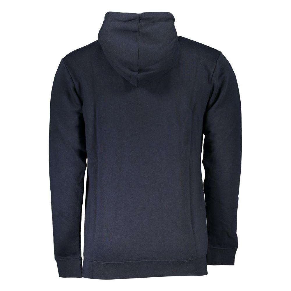 Cavalli Class Blue Cotton Men Sweater Cavalli Class