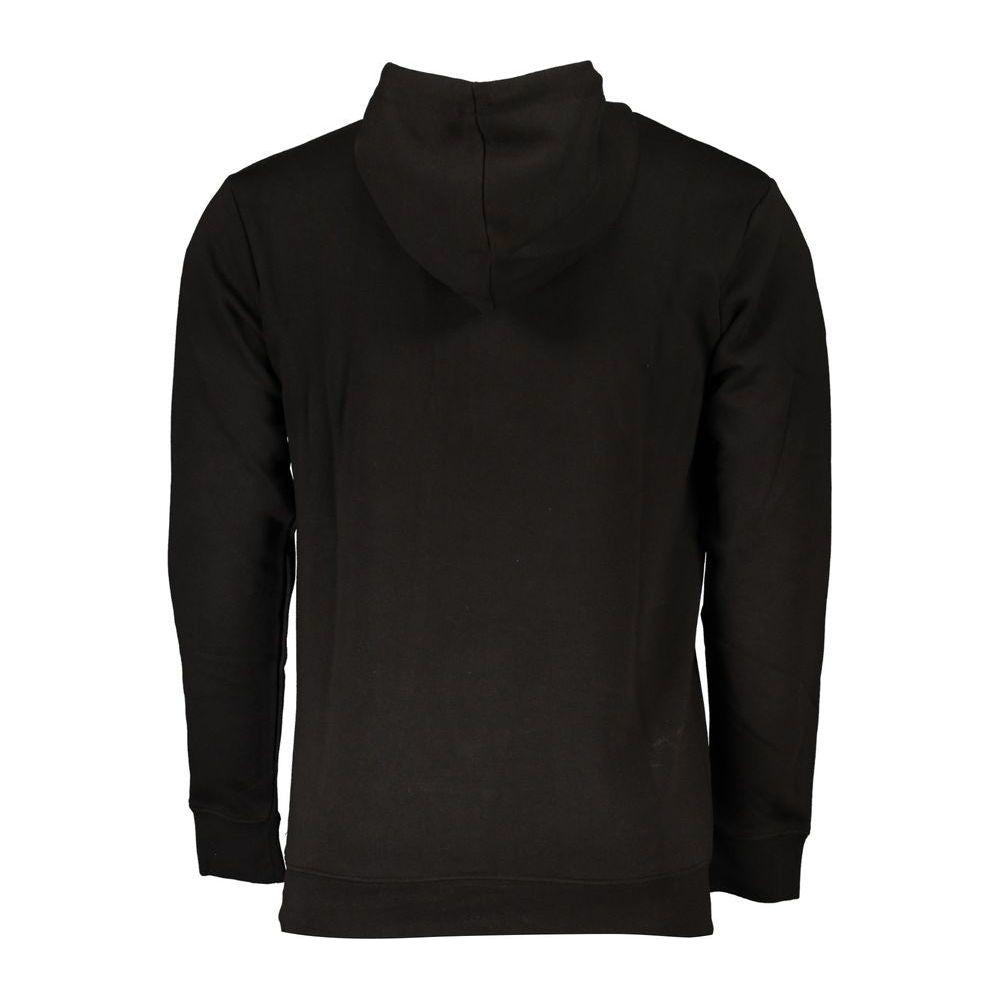 Cavalli Class Black Cotton Men Sweater Cavalli Class