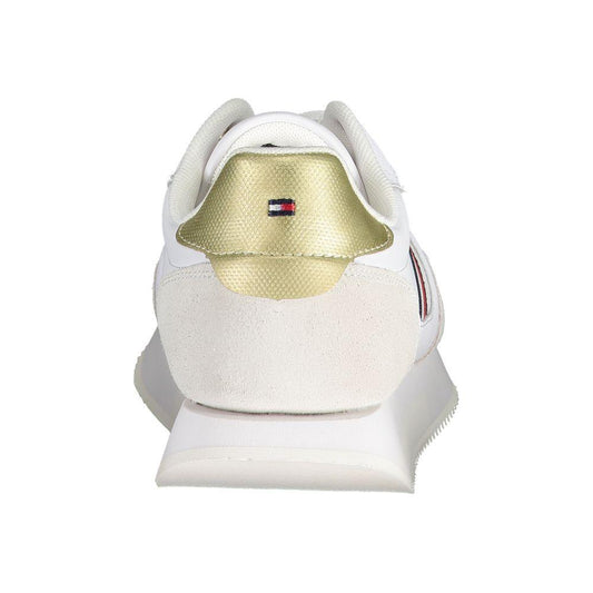 Tommy Hilfiger White Leather Women Sneaker Tommy Hilfiger