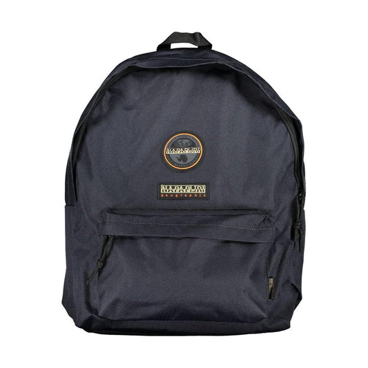 Napapijri Blue Cotton Men Backpack Napapijri