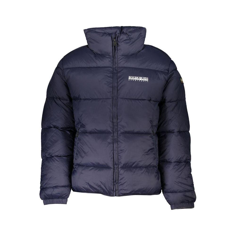 Napapijri Eco-Conscious Blue Jacket with Sleek Design Napapijri