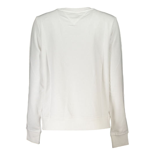 Tommy Hilfiger White Cotton Women's Sweater Tommy Hilfiger