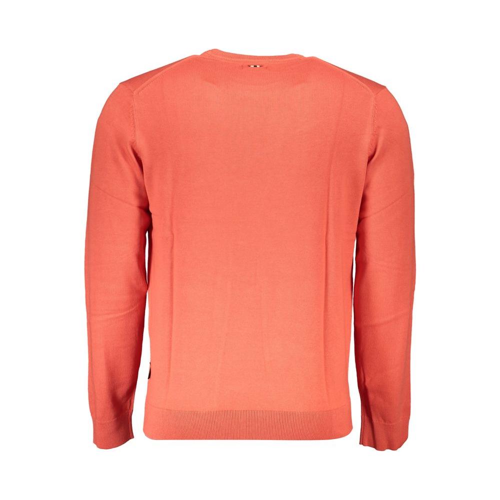 Napapijri Red Cotton Men Sweater Napapijri