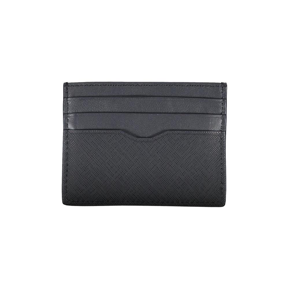 Tommy Hilfiger Blue Leather Men Wallet Tommy Hilfiger