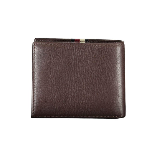 Tommy Hilfiger Brown Leather Men Wallet Tommy Hilfiger