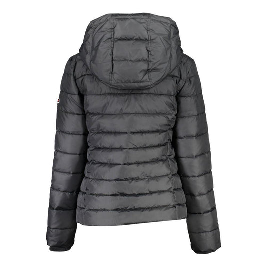 Tommy Hilfiger Black Polyester Women Jacket Tommy Hilfiger