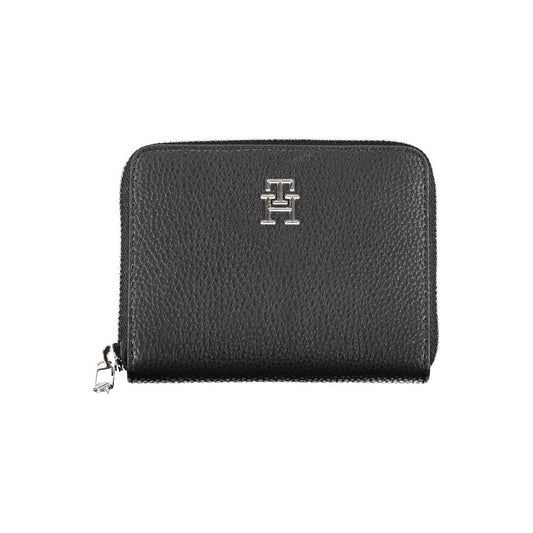 Tommy Hilfiger Black Polyethylene Women Wallet Tommy Hilfiger