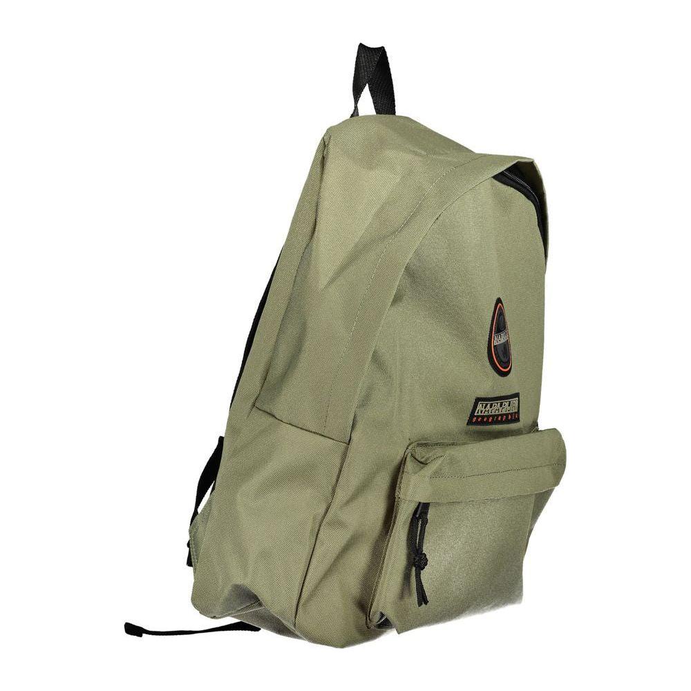 Napapijri Eco-Conscious Green Backpack with Sleek Design Napapijri