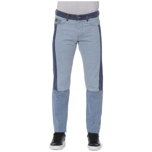 Trussardi Jeans Blue Cotton Men Jeans Trussardi Jeans