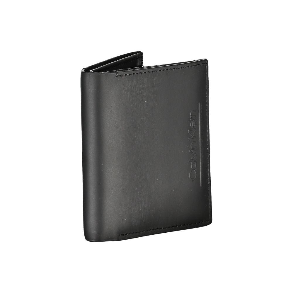 Calvin Klein Sleek Dual Compartment Leather Wallet Calvin Klein