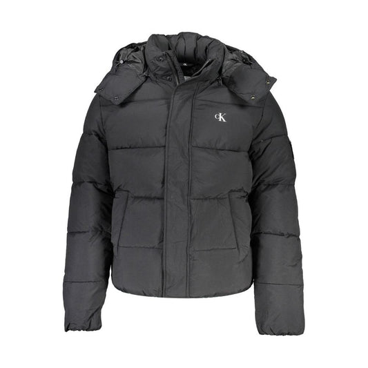 Calvin Klein Sleek Recycled Nylon Jacket with Detachable Hood Calvin Klein