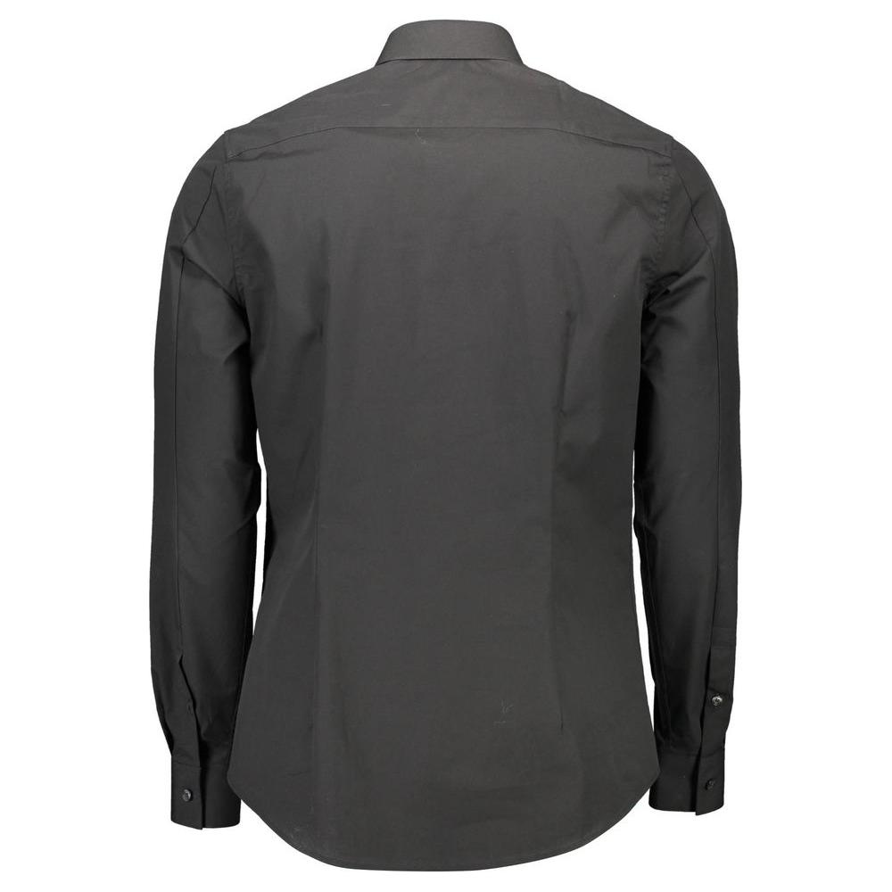 Calvin Klein Sleek Slim Fit Long Sleeve Italian Collar Shirt Calvin Klein