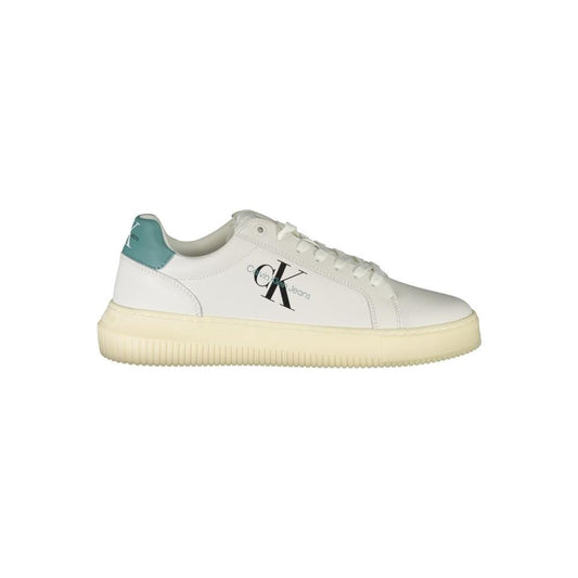 Calvin Klein Sleek White Sneakers with Eco-Conscious Design Calvin Klein